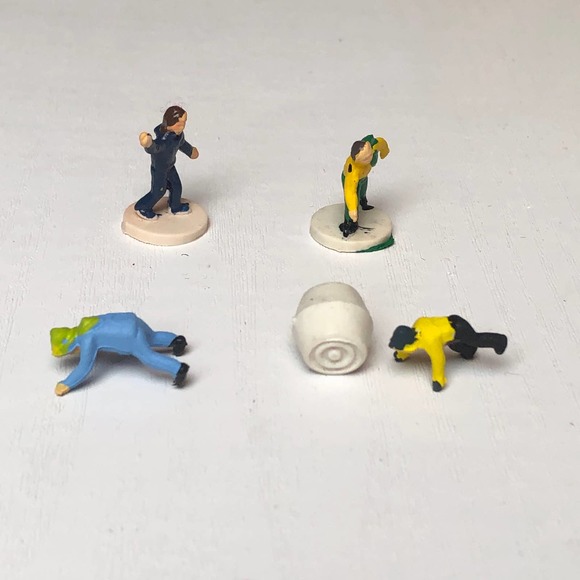 Vintage Painted Miniatures Minis Tiny Hikers Men Figurines for Crafts & Models - Picture 5 of 7